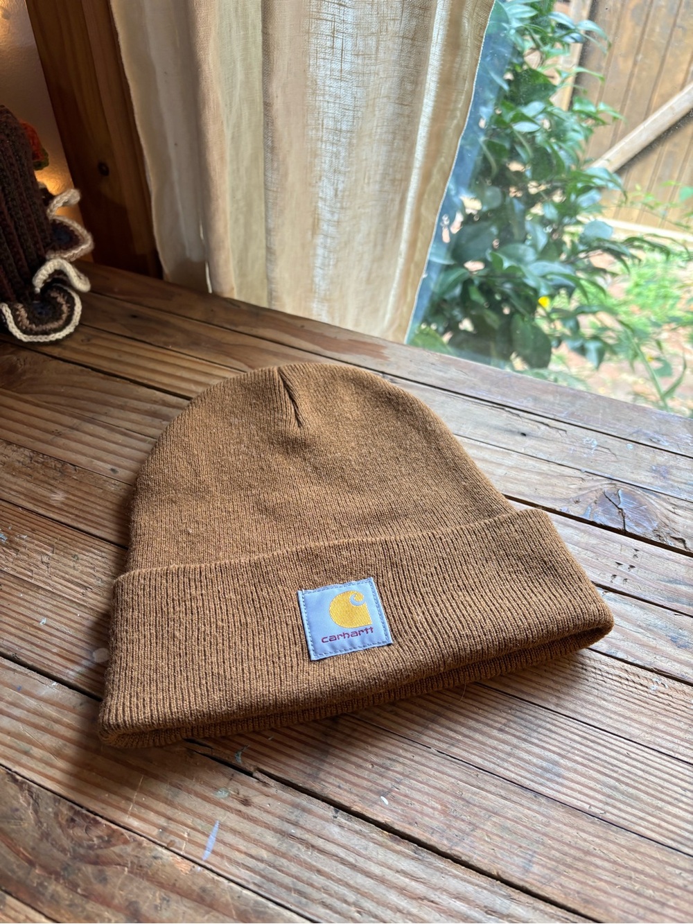 Carhartt Tan Beanie Hat